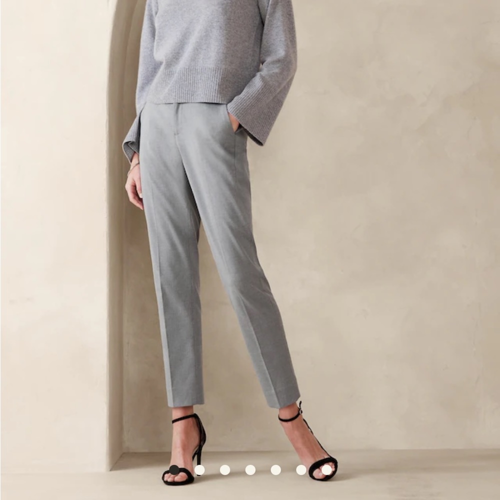 Banana Republic Curvy Avery Gray Dress Pants